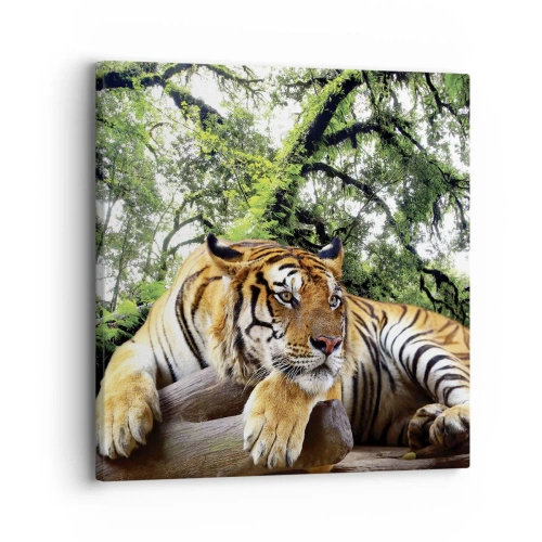 Schilderen op canvas - Met vriendelijke groet - 30x30 cm