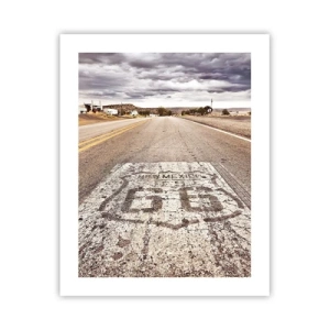 Poster - Mother Road - een Amerikaanse legende - 40x50 cm