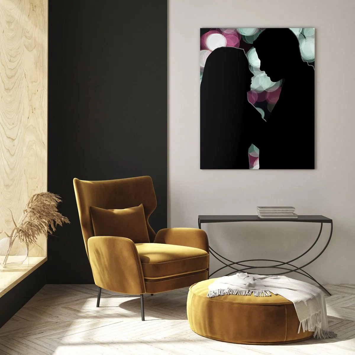 Schilderen op glas - Ja! - 70x100 cm