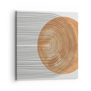 Schilderen op canvas - Zonnige compositie - 70x70 cm