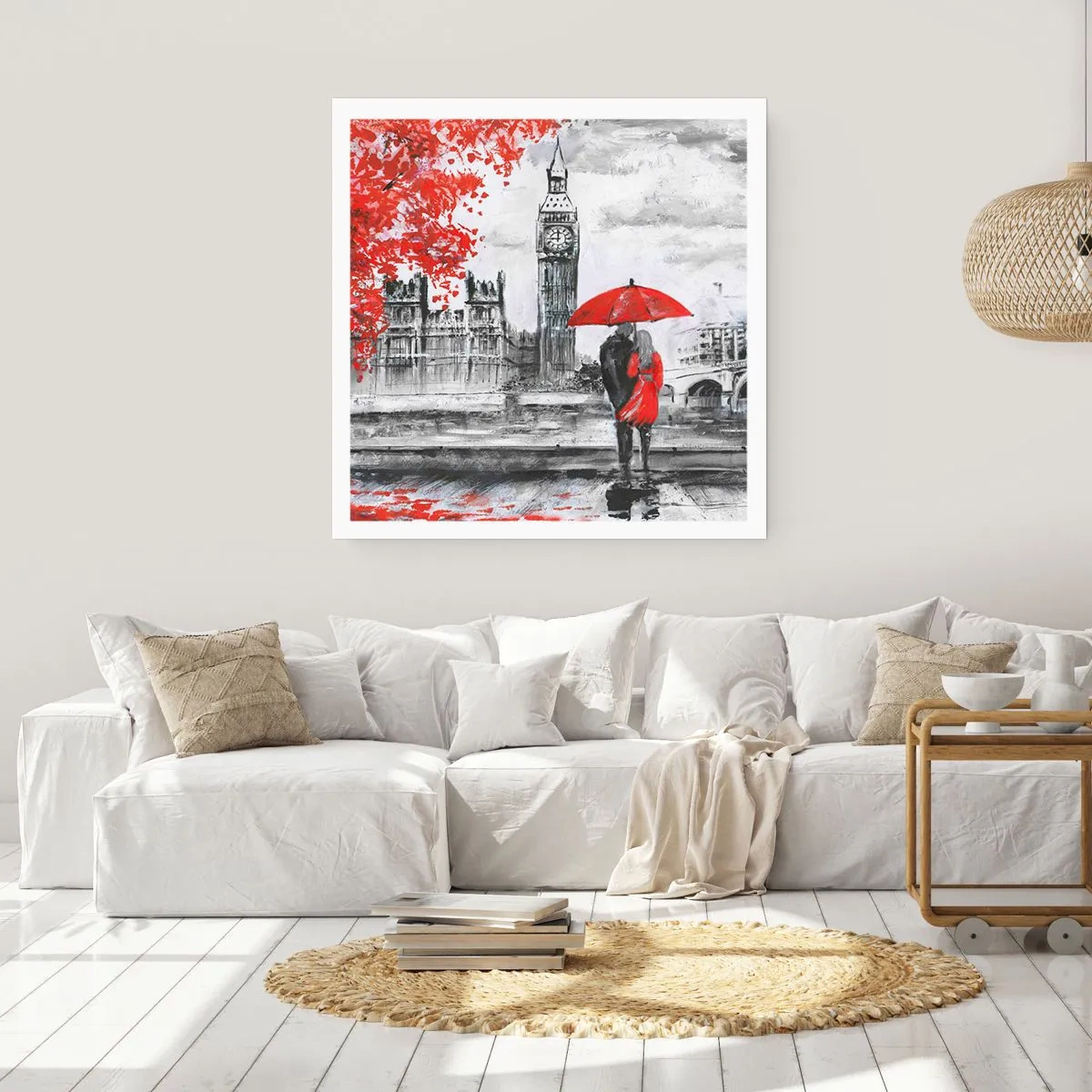 Poster - Verliefd op Londen - 50x50 cm