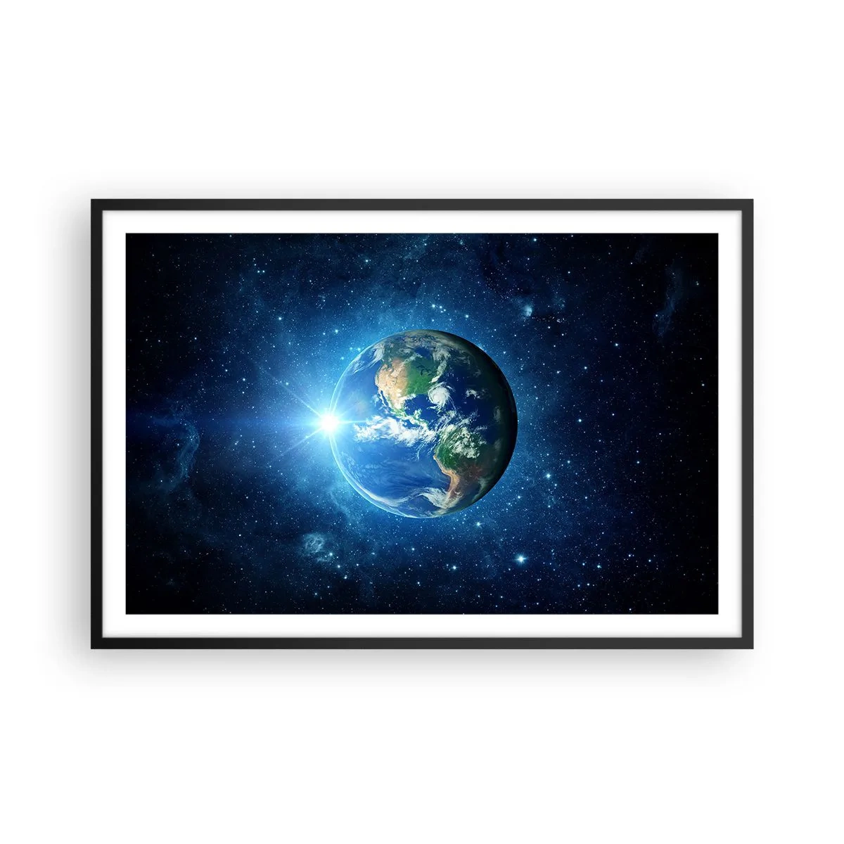 Poster in een zwarte lijst - We zijn in de hemel - 91x61 cm