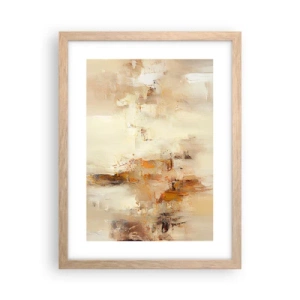 Een poster in een licht eiken lijst - Ziel van Amber - 30x40 cm