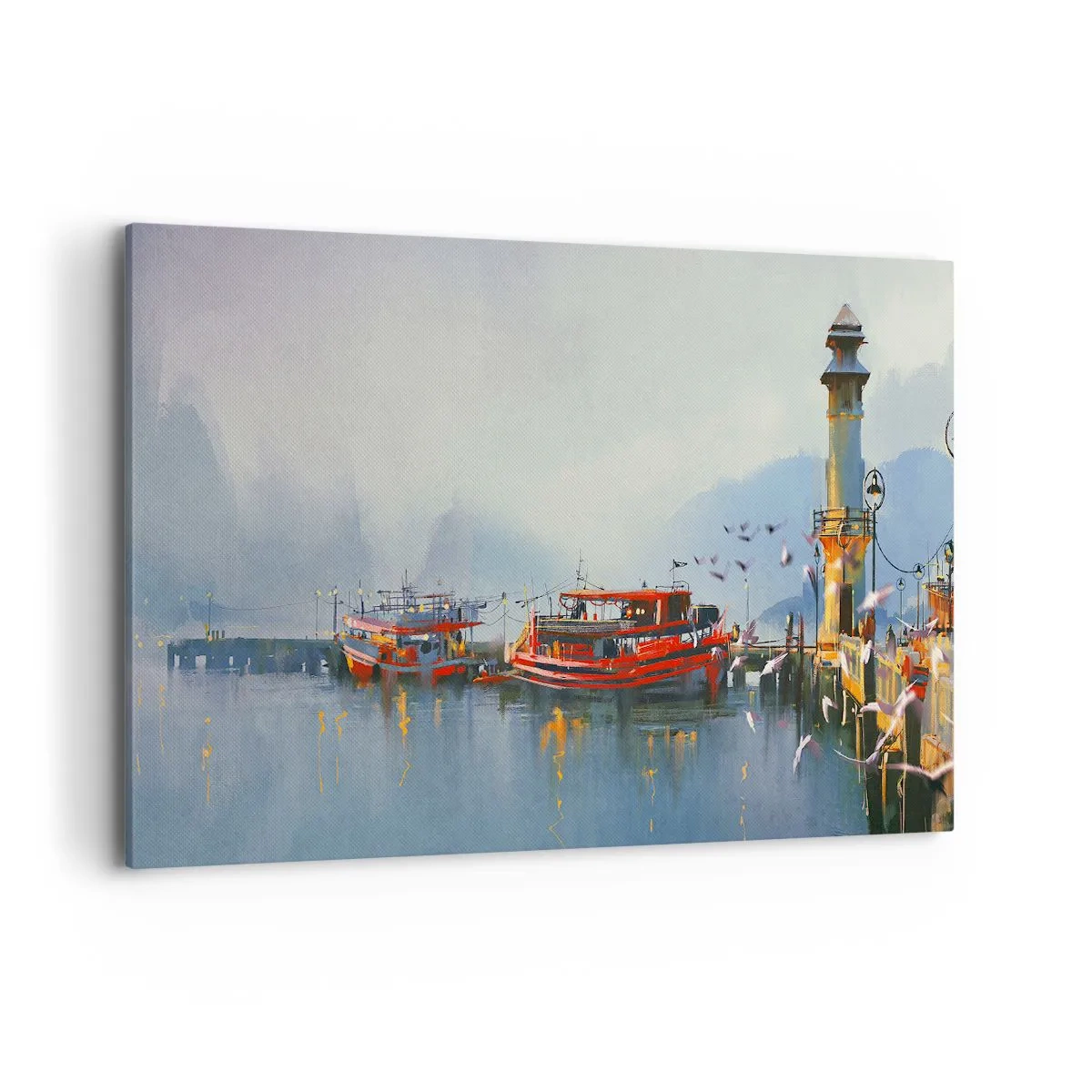 Schilderen op canvas - Aan het einde van de wereld - 100x70 cm