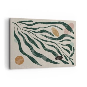 Schilderen op canvas - Tussen het groen - 100x70 cm