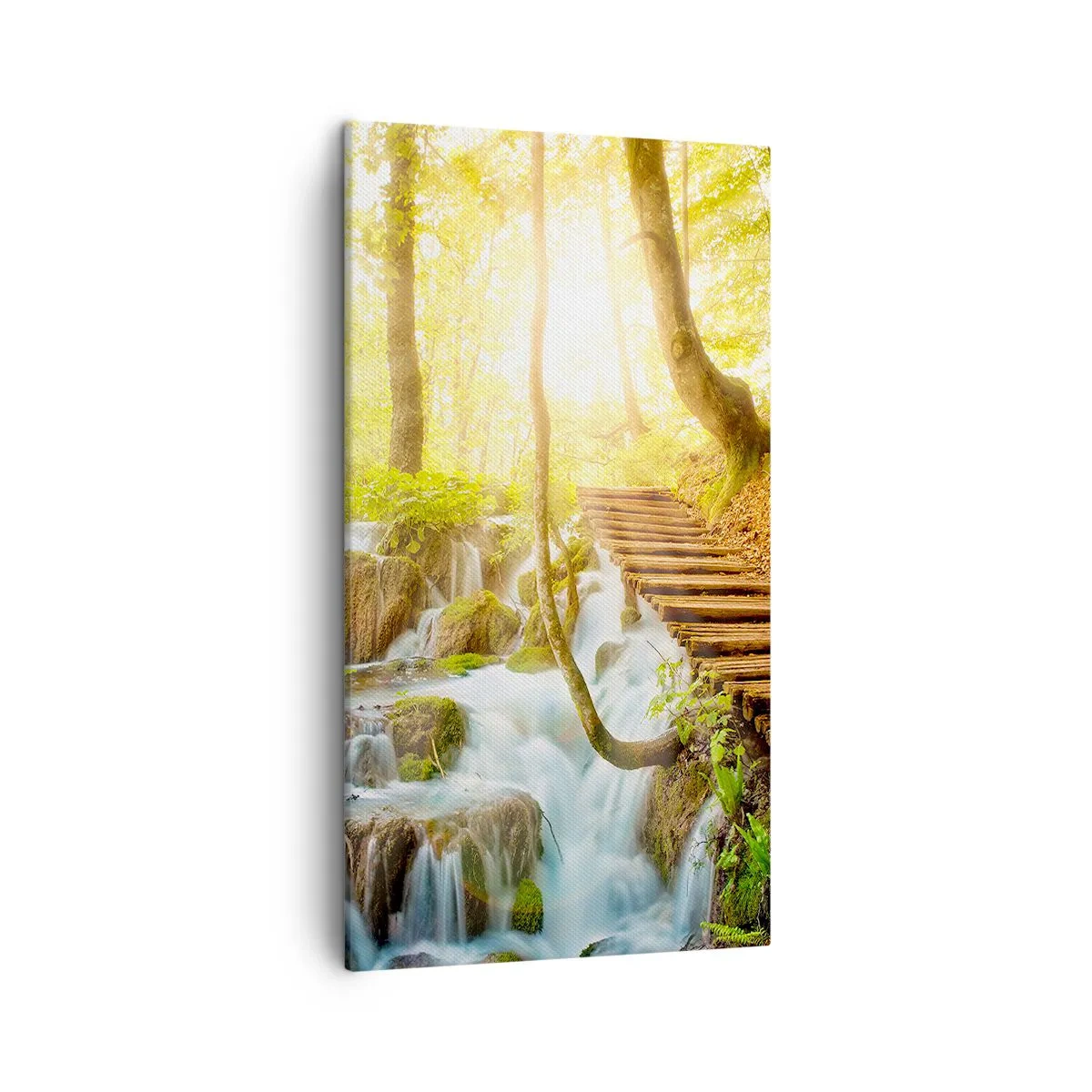 Schilderen op canvas - Een felbegeerde koelte - 45x80 cm