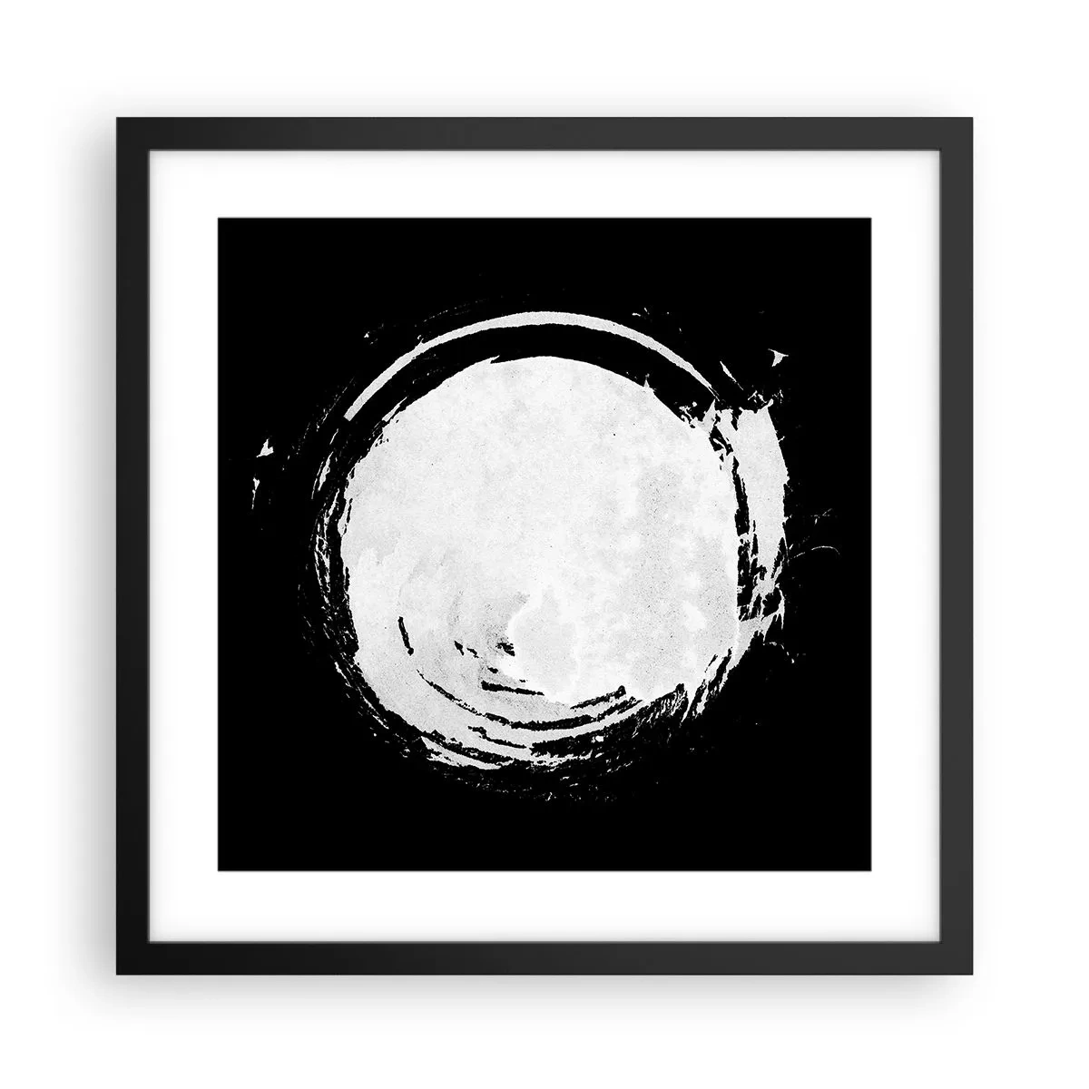 Poster in een zwarte lijst - Goede weg - 40x40 cm