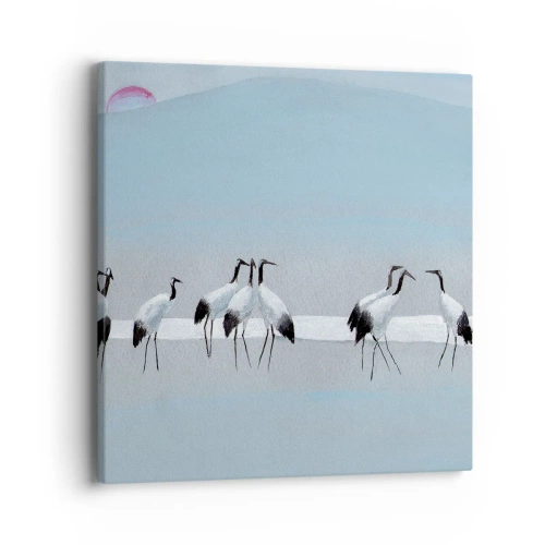 Schilderen op canvas - Na een warme dag - 40x40 cm