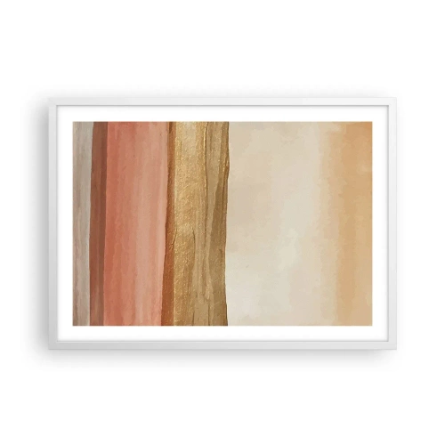 Poster in een witte lijst - Verticale compositie - 70x50 cm