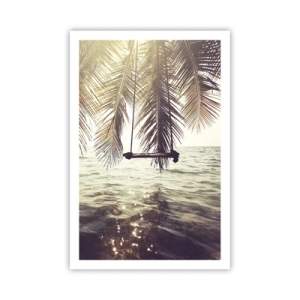 Poster - Je kunt naar believen in de wolken slingeren - 61x91 cm