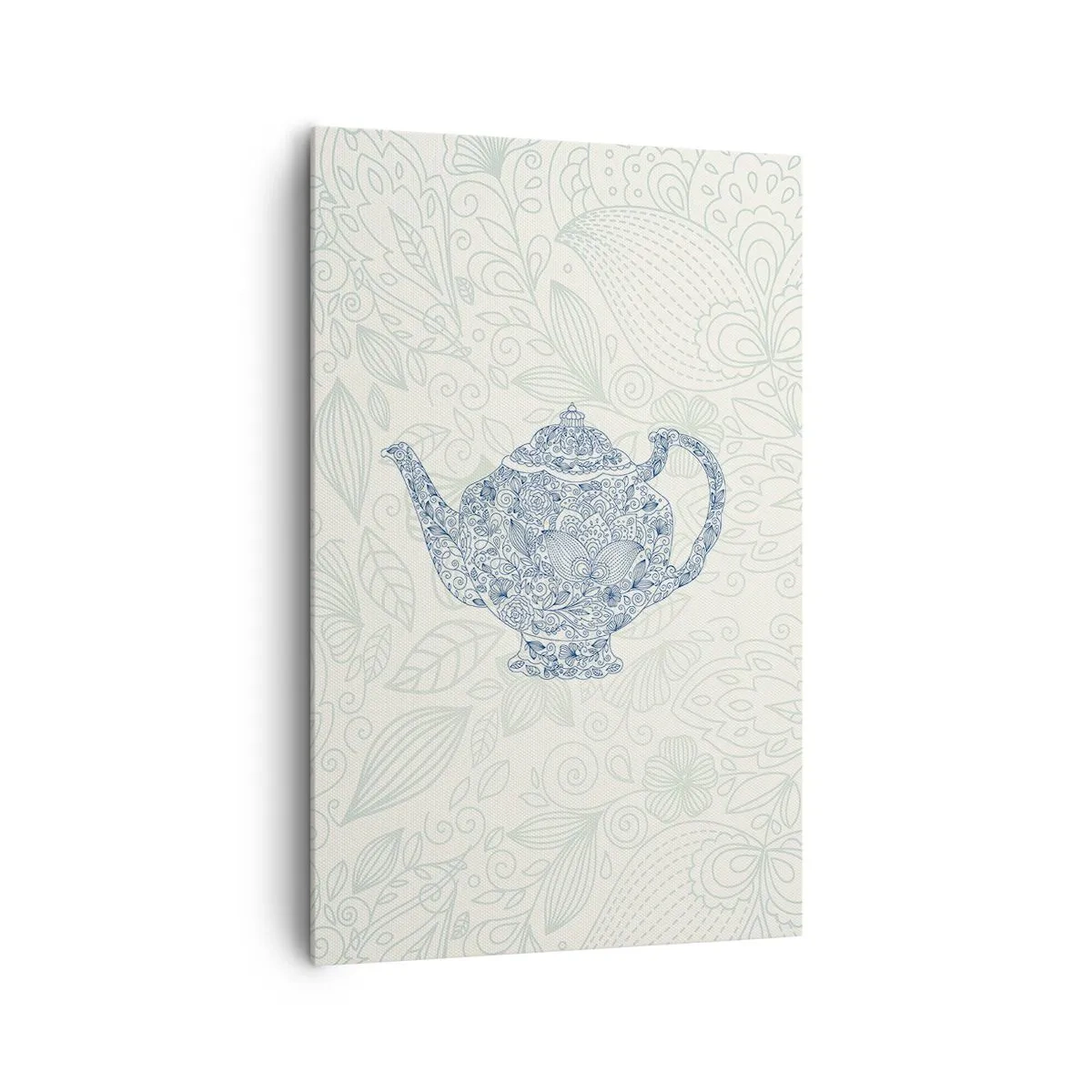 Schilderen op canvas - De charme van thee - 80x120 cm