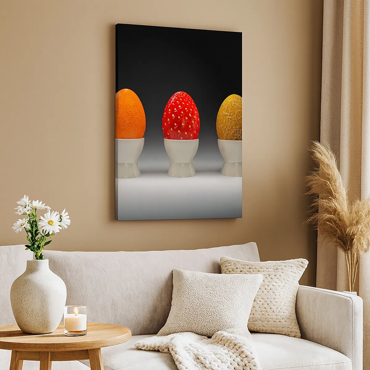 Schilderen op canvas - Fruit ontbijt - 50x70 cm