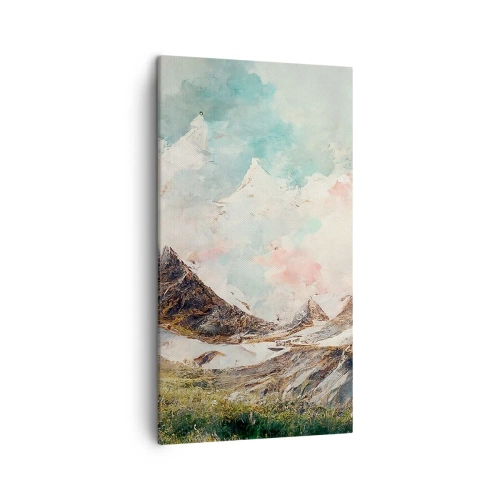 Schilderen op canvas - Rotsbladen - 45x80 cm