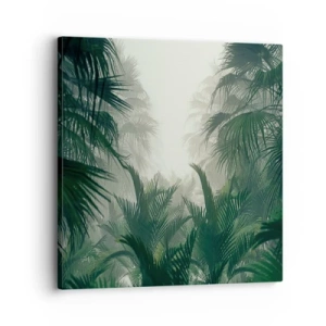 Schilderen op canvas - Tropisch mysterie - 30x30 cm