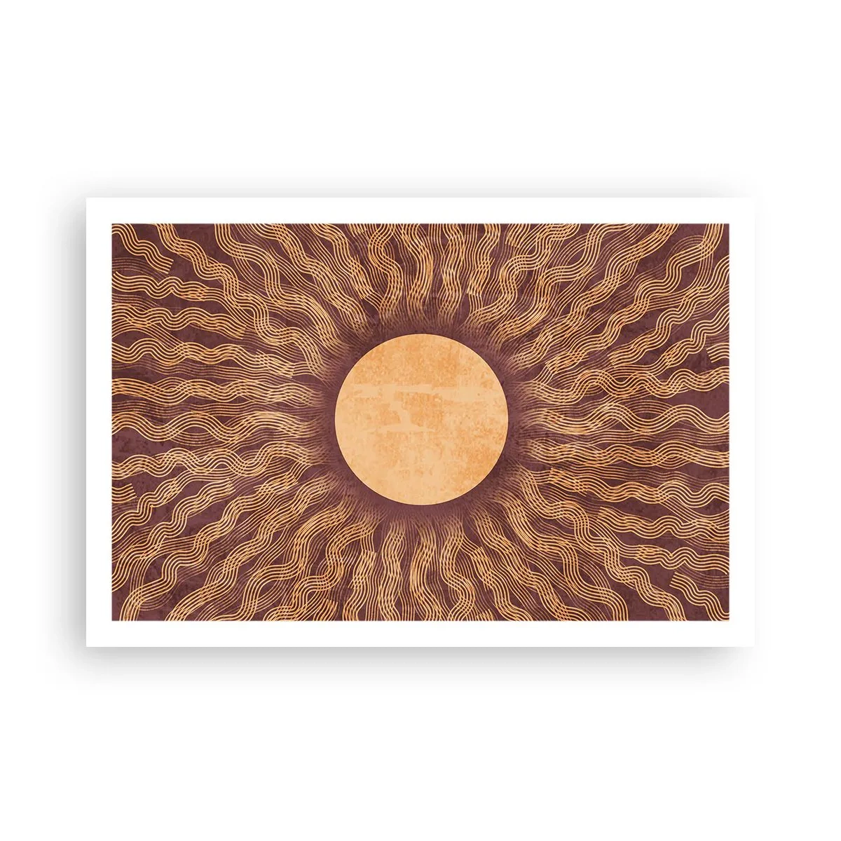 Poster - Zon icoon - 91x61 cm