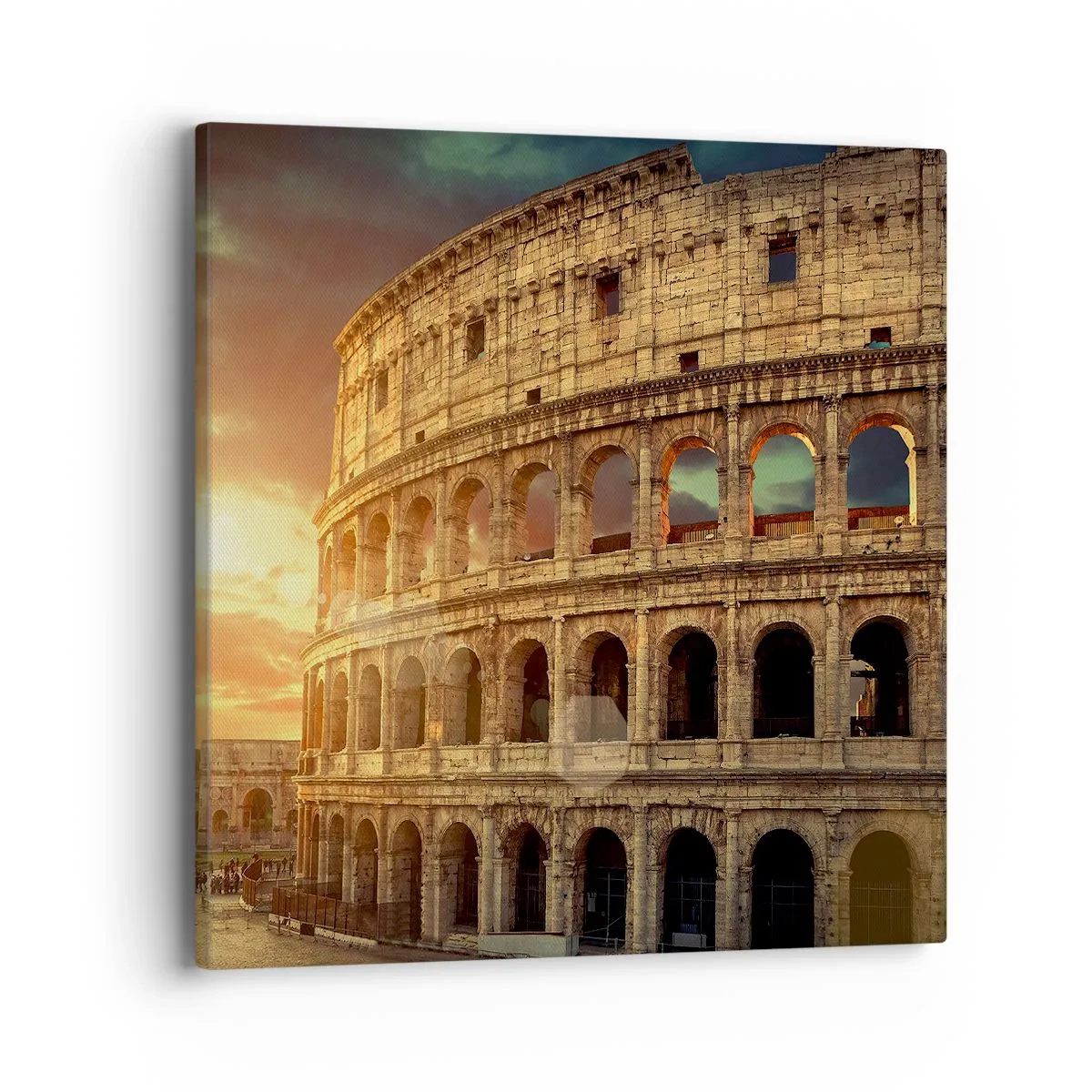 Schilderen op canvas - Een kolossale indruk - 40x40 cm