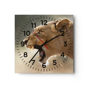 Wandklok - Klok - Probeer niet te luisteren - 40x40 cm