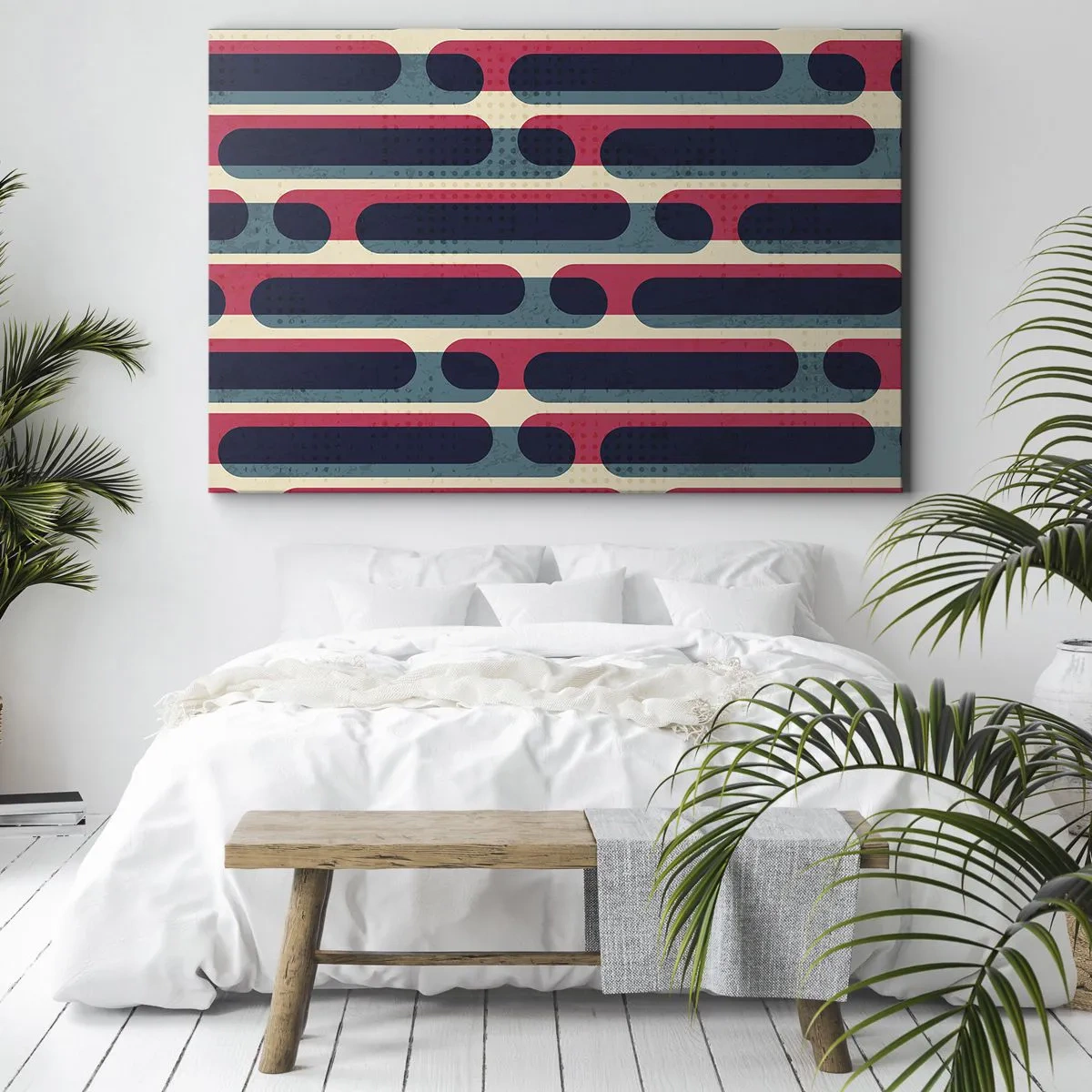 Schilderen op canvas - In de diepte en vooruit - 100x70 cm