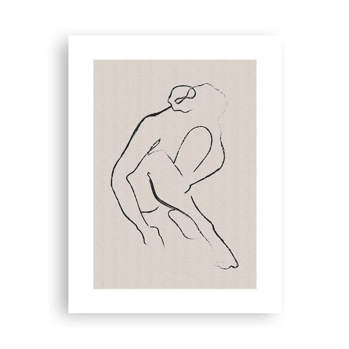 Poster - Intieme schets - 30x40 cm