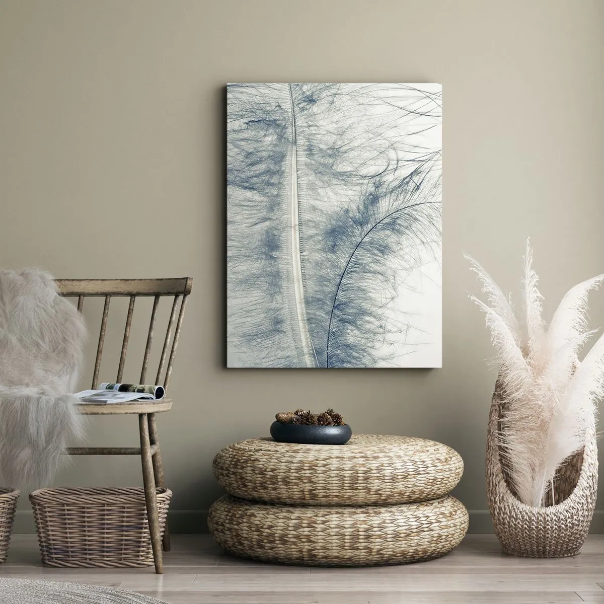 Schilderen op canvas - Het gefluister van de natuur - 50x70 cm