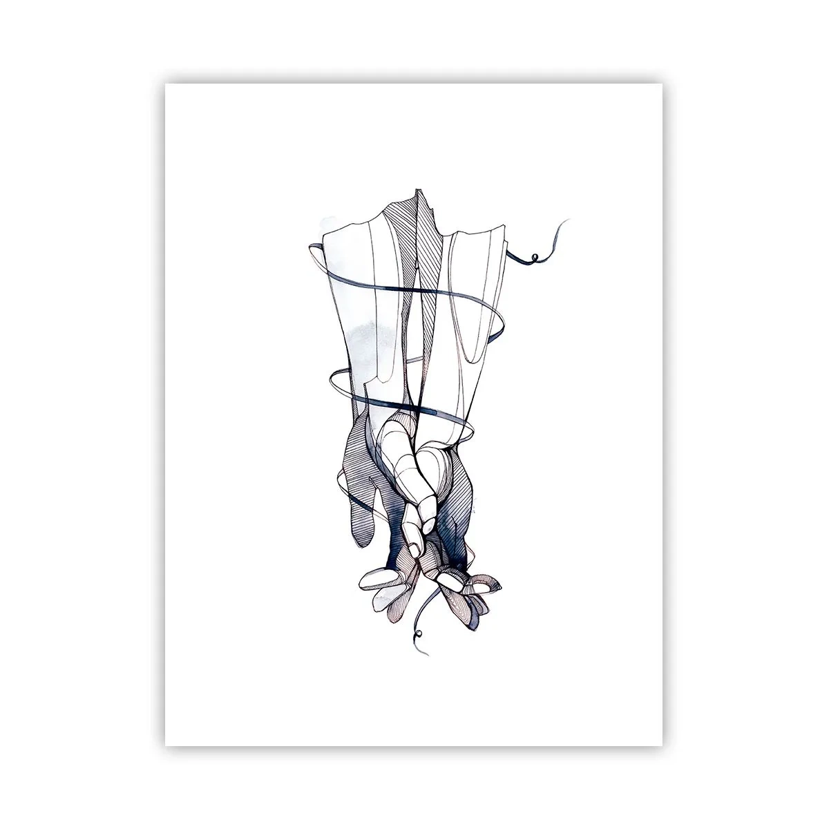 Poster - Touch-studie - 30x40 cm