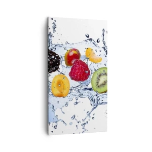 Schilderen op canvas - Veel plezier met ons - 45x80 cm