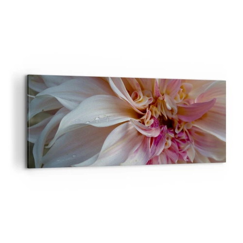 Schilderen op canvas - Bloeiende frisheid - 120x50 cm