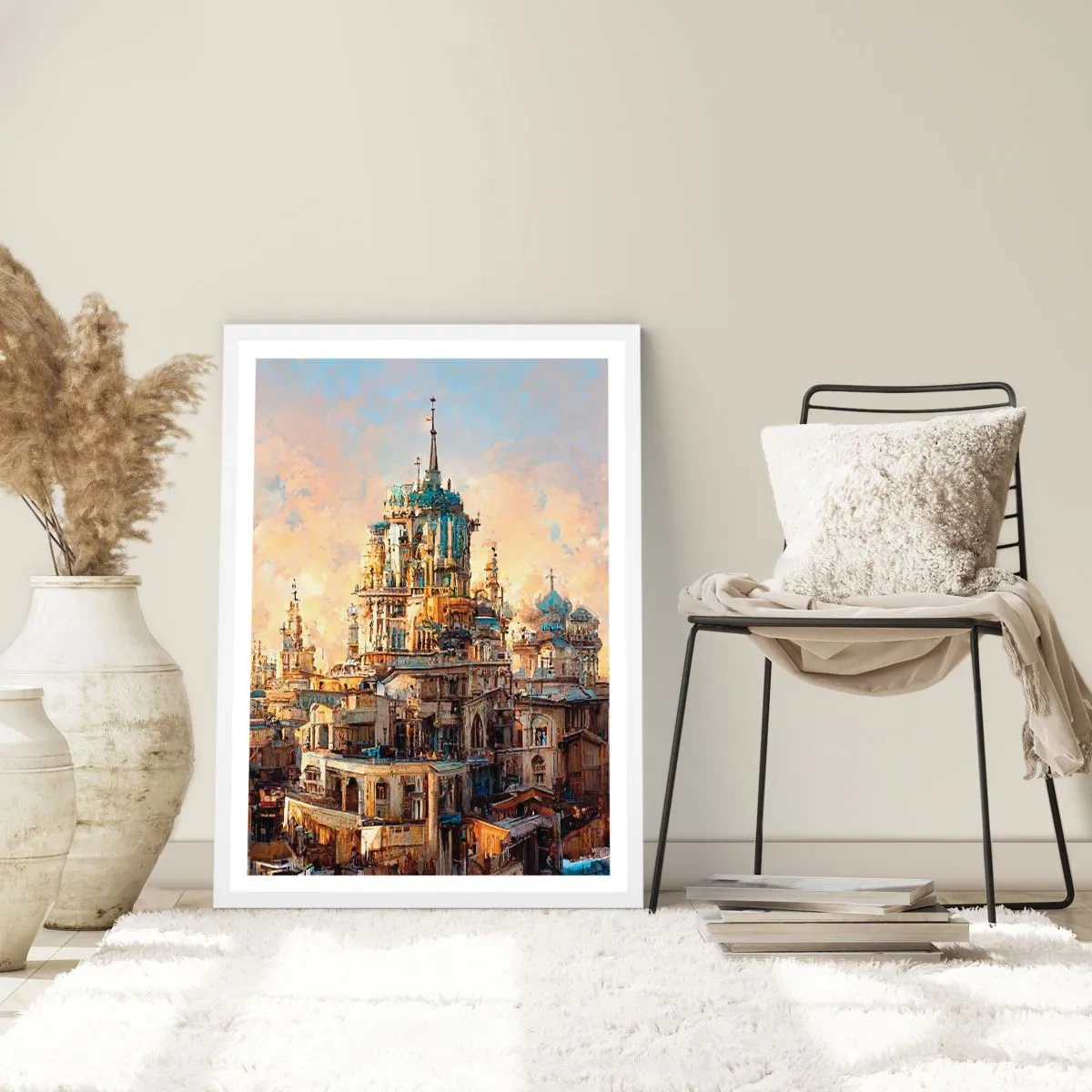 Poster in een witte lijst - Stad der steden - 50x70 cm