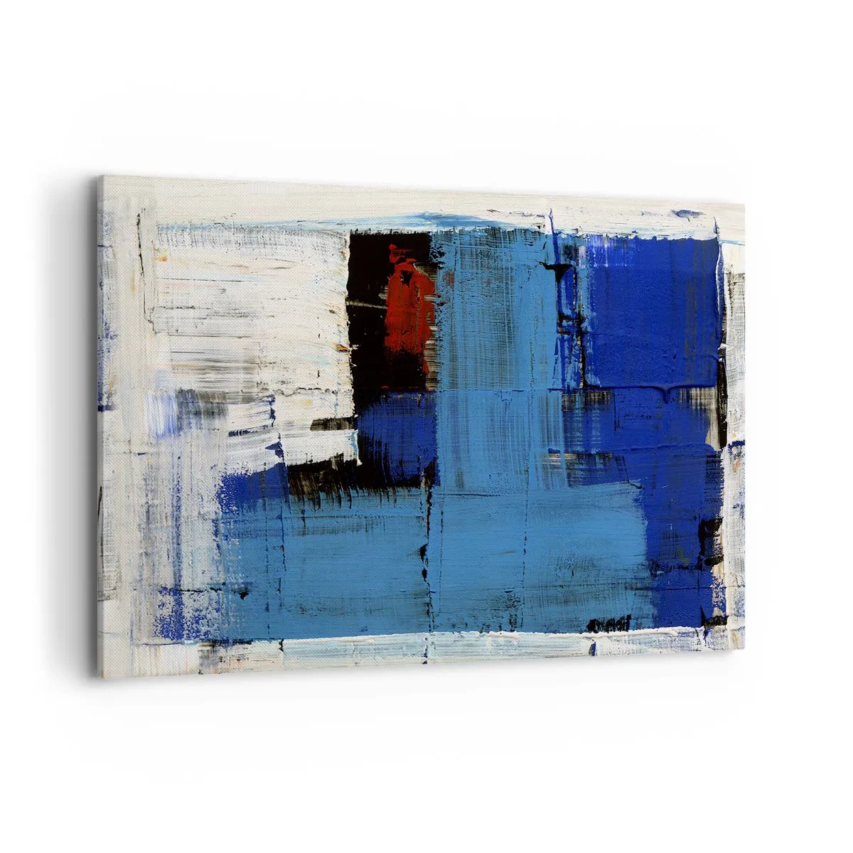 Schilderen op canvas - Het geheim van blauw - 100x70 cm