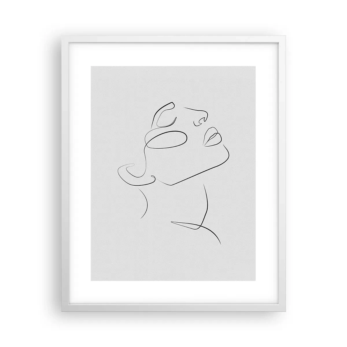 Poster in een witte lijst - De wendingen van dromen - 40x50 cm