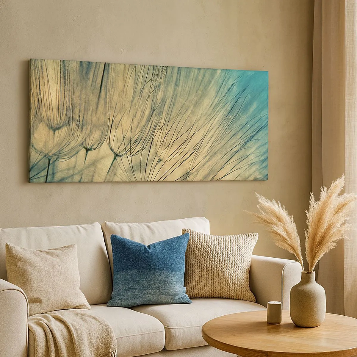 Schilderen op canvas - In afwachting van de wind - 100x40 cm