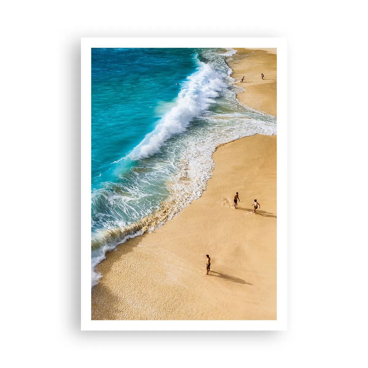 Poster - En dan de zon, het strand… - 70x100 cm
