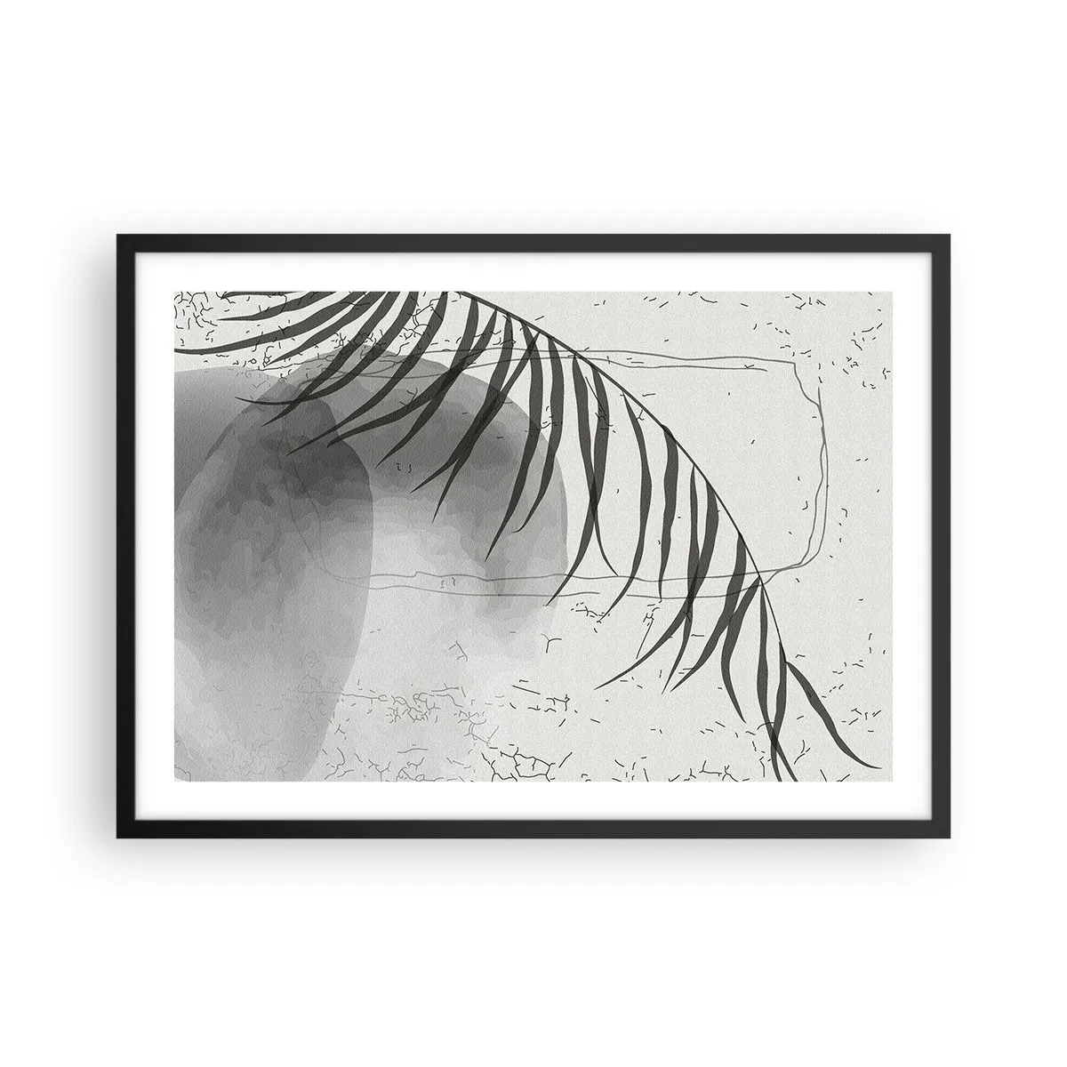 Poster in een zwarte lijst - Het subtiele exotisme van de natuur - 70x50 cm