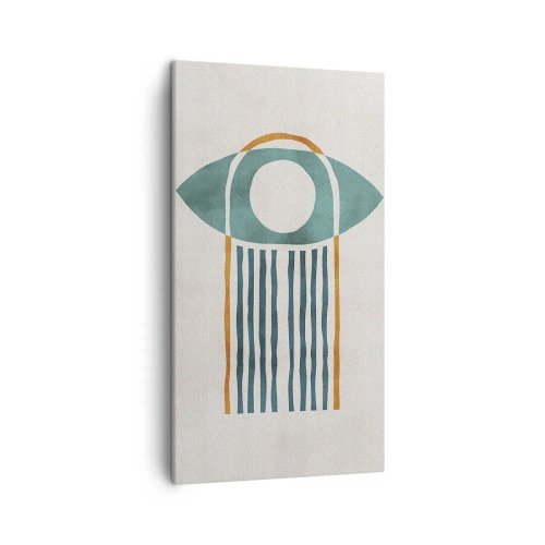 Schilderen op canvas - Tekens en rituelen - 45x80 cm