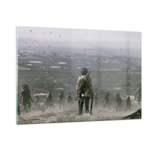 Schilderen op glas - Laatste Rechtvaardige? - 120x80 cm