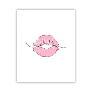 Poster - Klaar om te kussen? - 40x50 cm