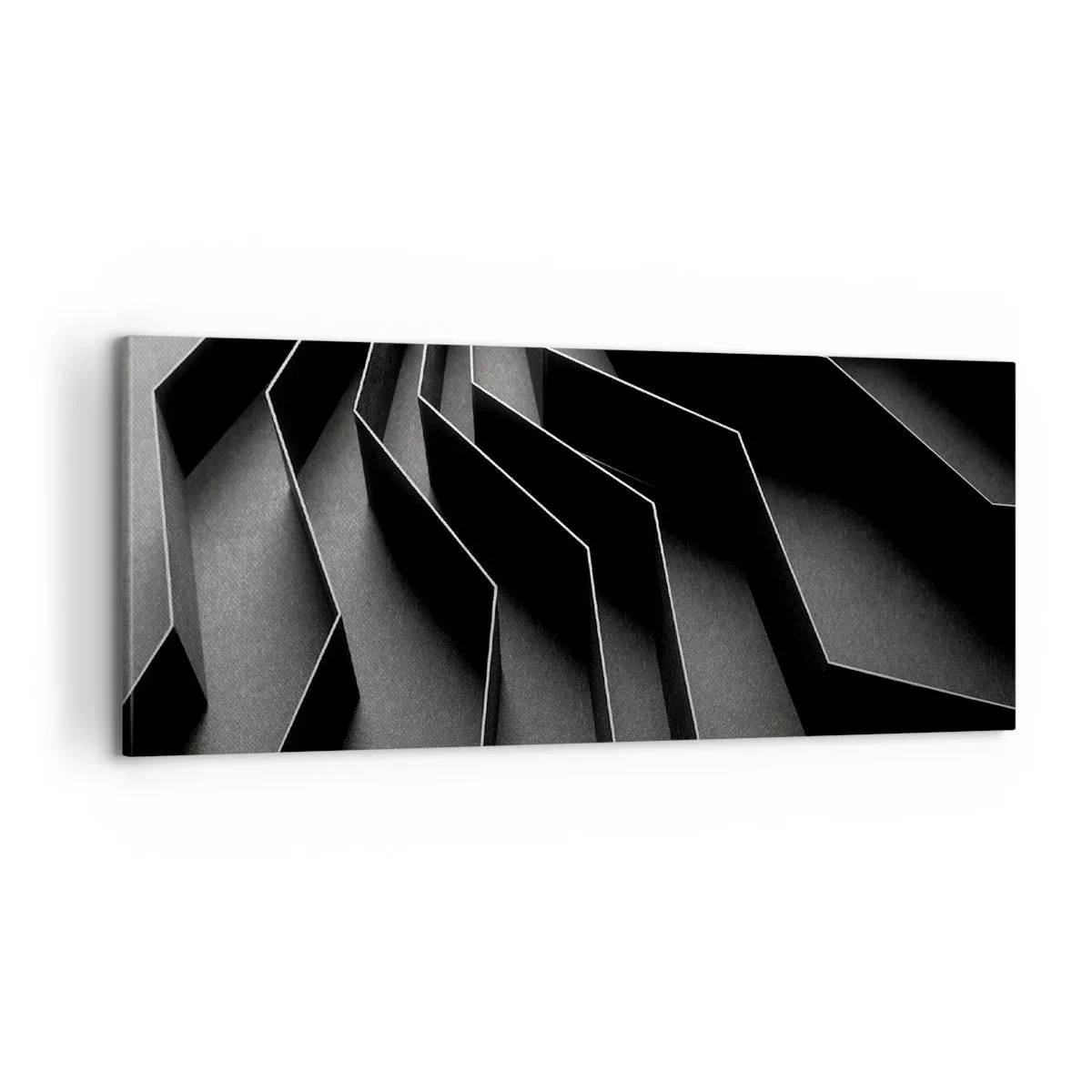 Schilderen op canvas - Ruimtelijke orde - 100x40 cm