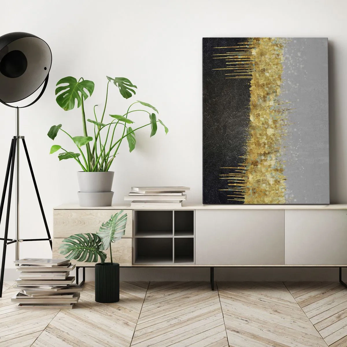Schilderen op canvas - Naar binnen en naar boven - 50x70 cm