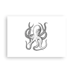 Poster - Dansend met de golven - 100x70 cm