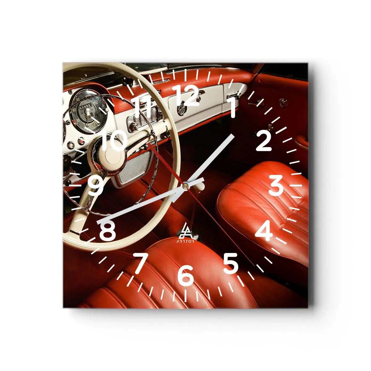 Wandklok - Klok - Vintage luxe - 40x40 cm