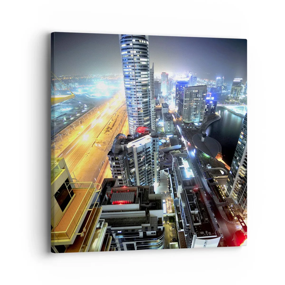 Schilderen op canvas - Een wonder in de woestijn - 40x40 cm