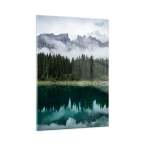 Schilderen op glas - Stil, stil, laten we het drinkwater niet wakker maken... - 50x70 cm