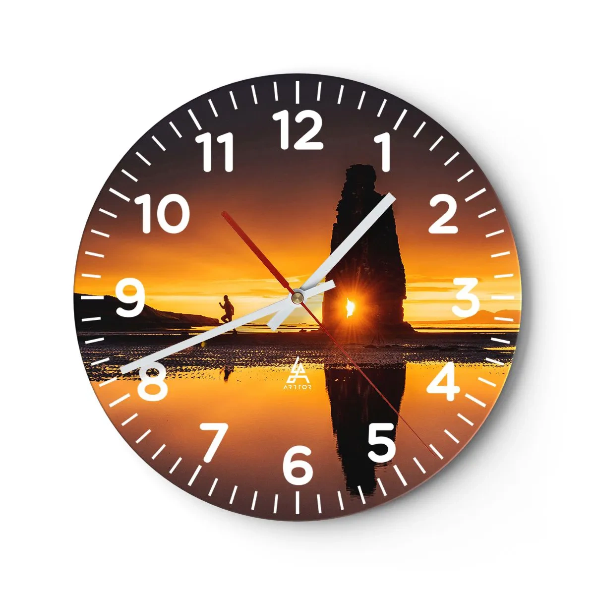 Wandklok - Klok - Alleen jij en de natuur - 30x30 cm