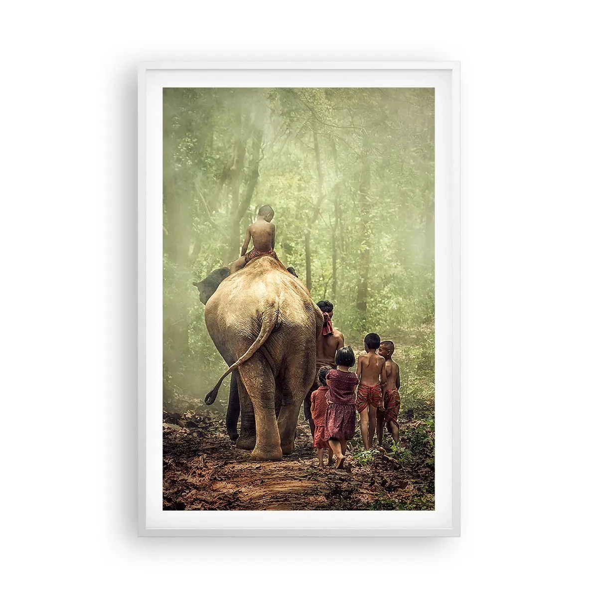 Poster in een witte lijst - Nieuw Jungle Boek - 61x91 cm