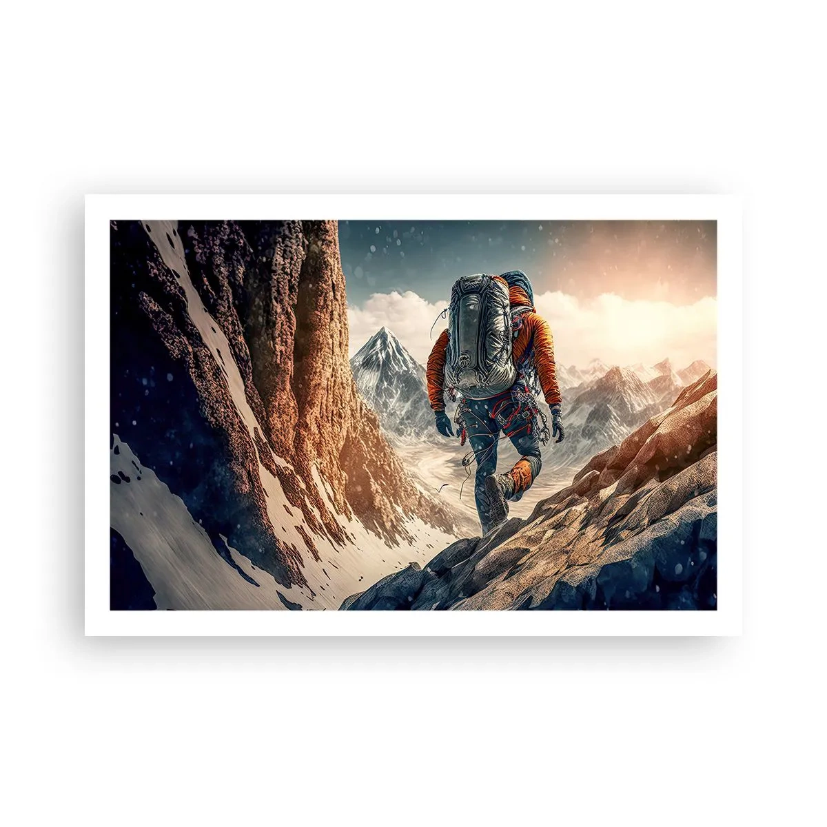 Poster - Eenzame strijder - 91x61 cm