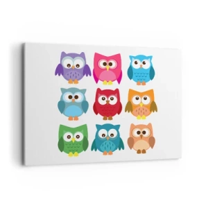 Schilderen op canvas - Anders zjn kan grappig zijn - 100x70 cm