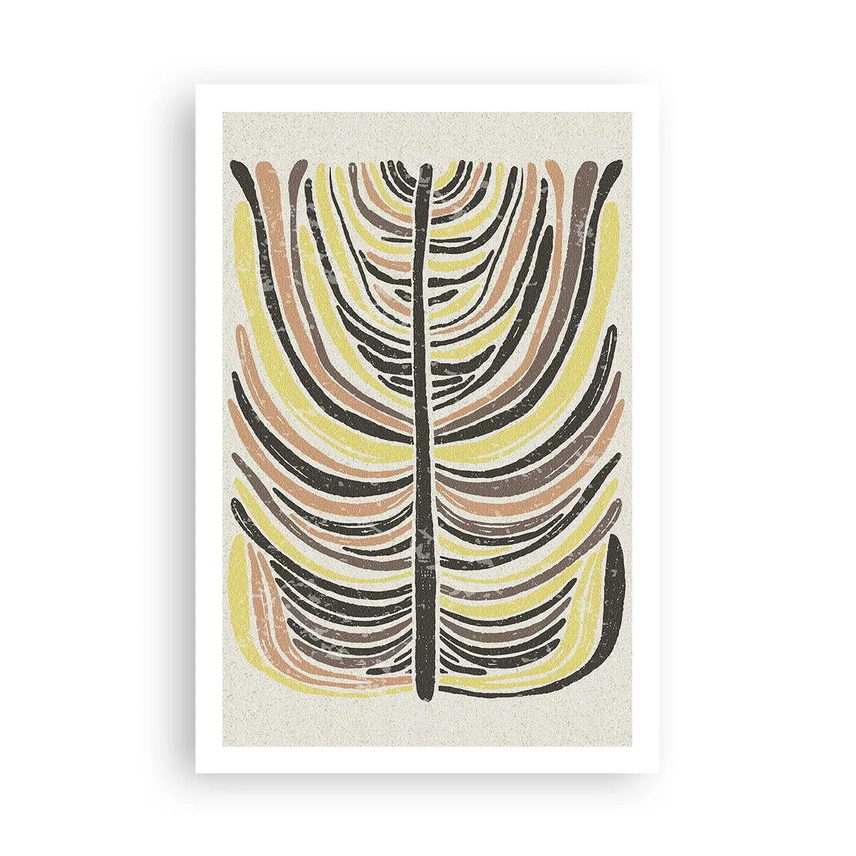 Poster - Abstractie vol leven - 61x91 cm