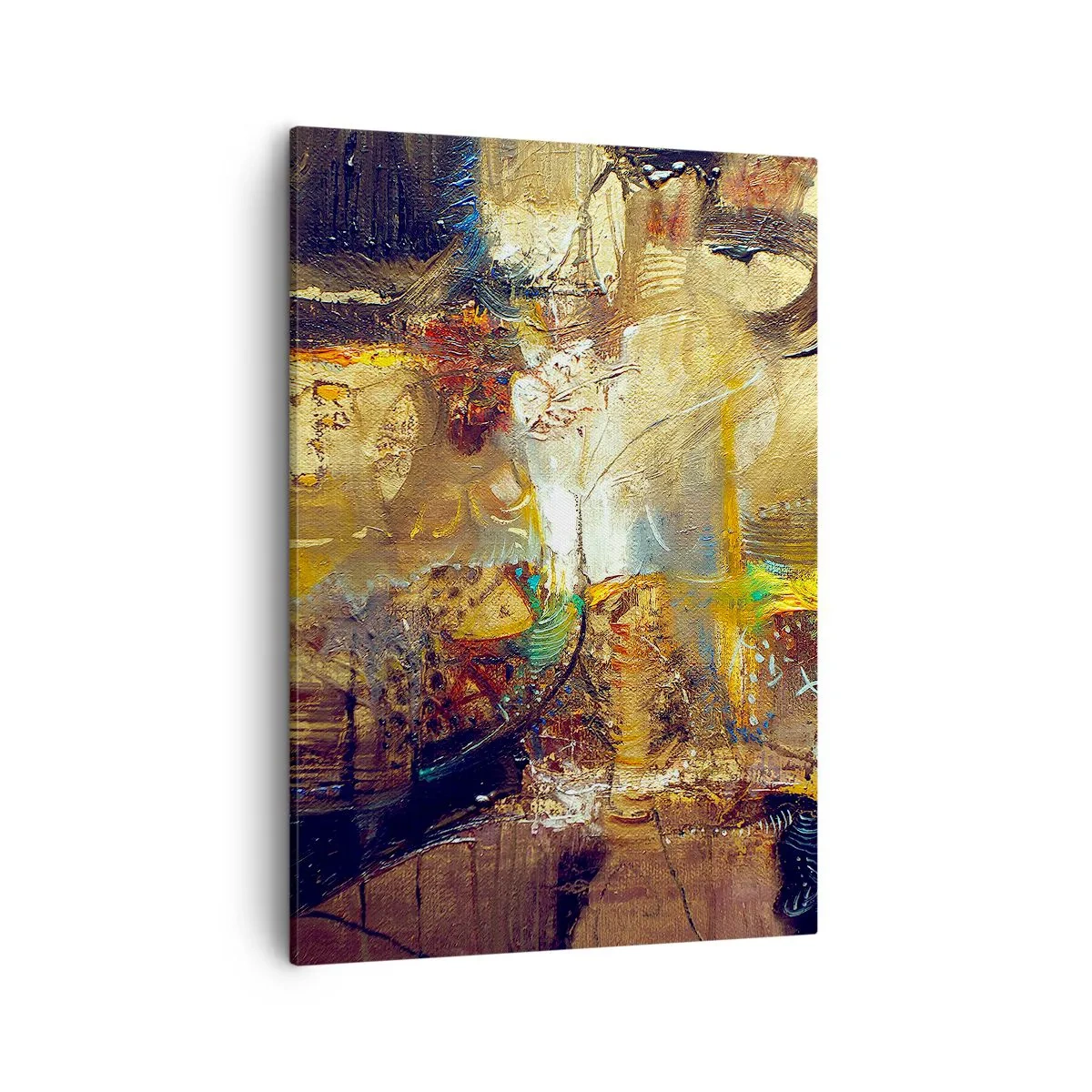 Schilderen op canvas - Koud, warmer, heet - 50x70 cm