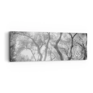 Schilderen op canvas - In de olijfboomgaard - 90x30 cm
