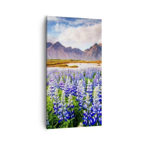 Schilderen op canvas - Kracht en soberheid naast zachtheid - 55x100 cm